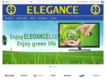 Tablet Screenshot of elegancetv.com